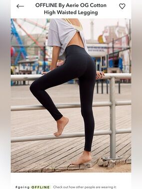 Aerie OG Cotton High-Waisted Leggings